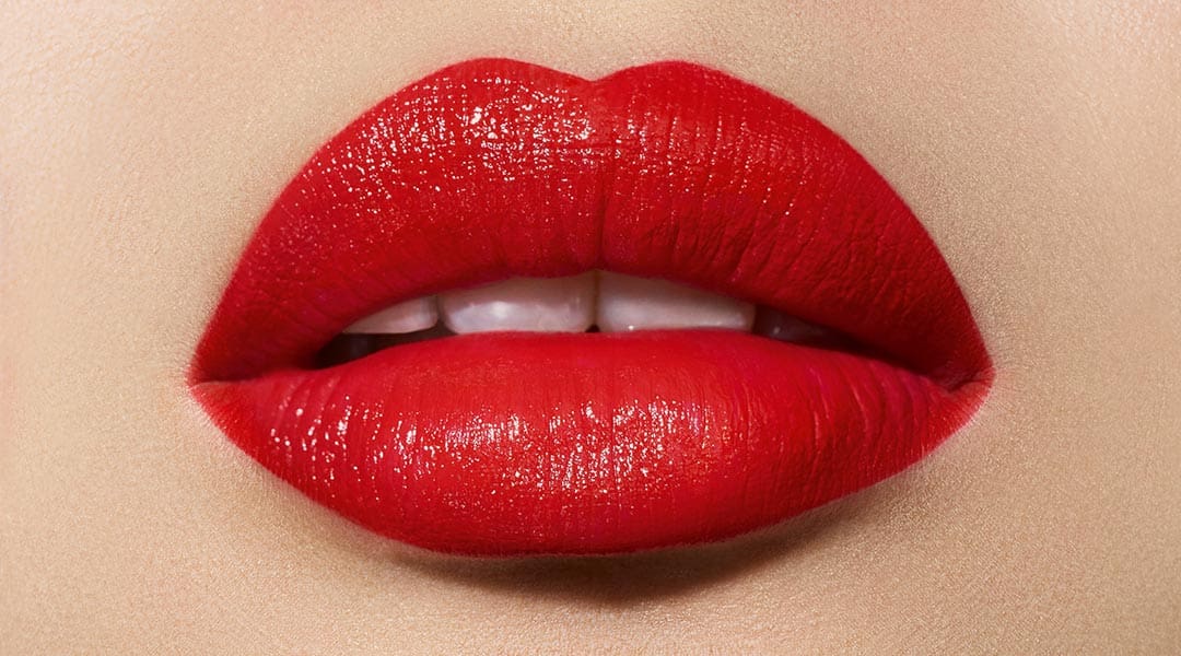 Red lipstick