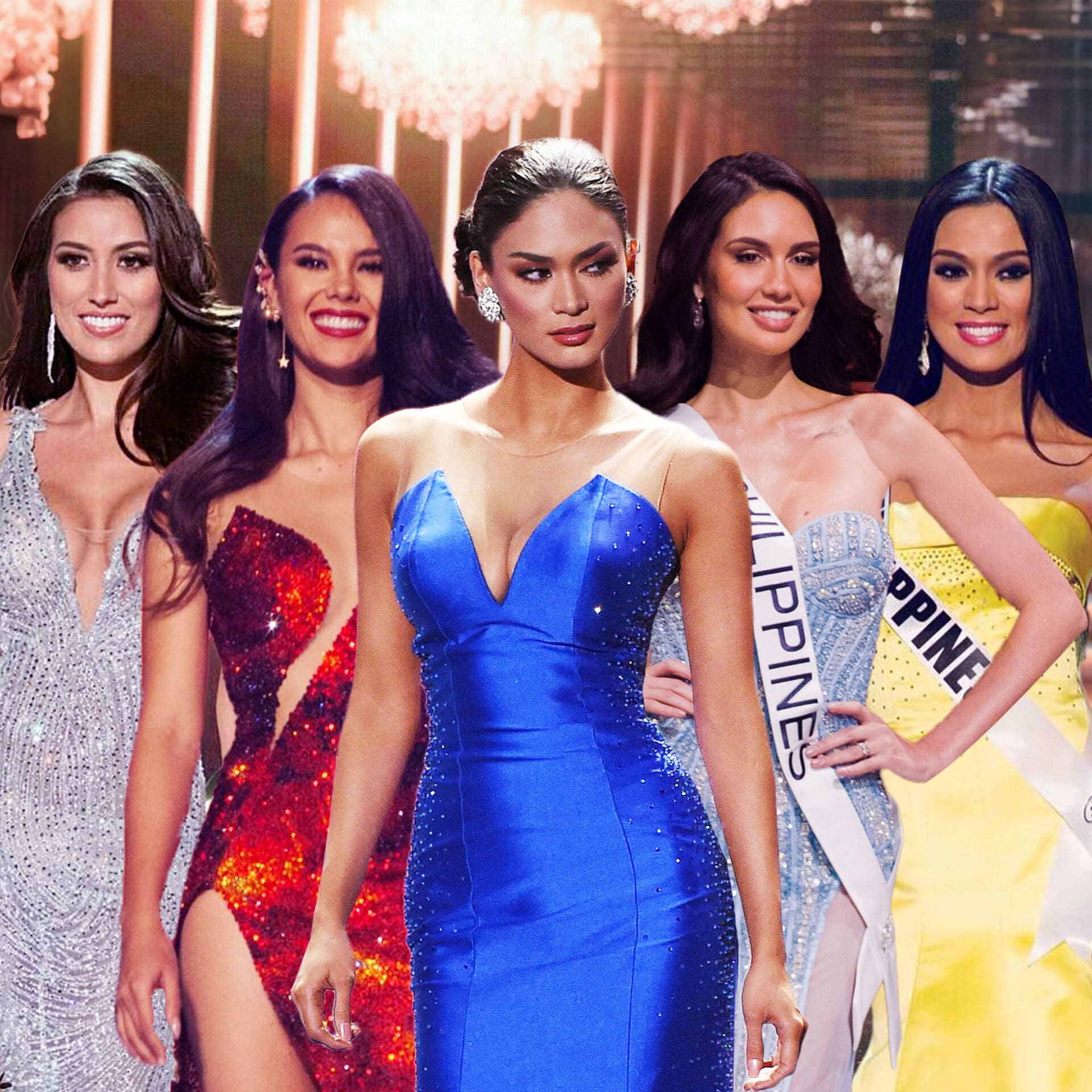 Miss Universe Philippines Evening Gowns Over a Decade