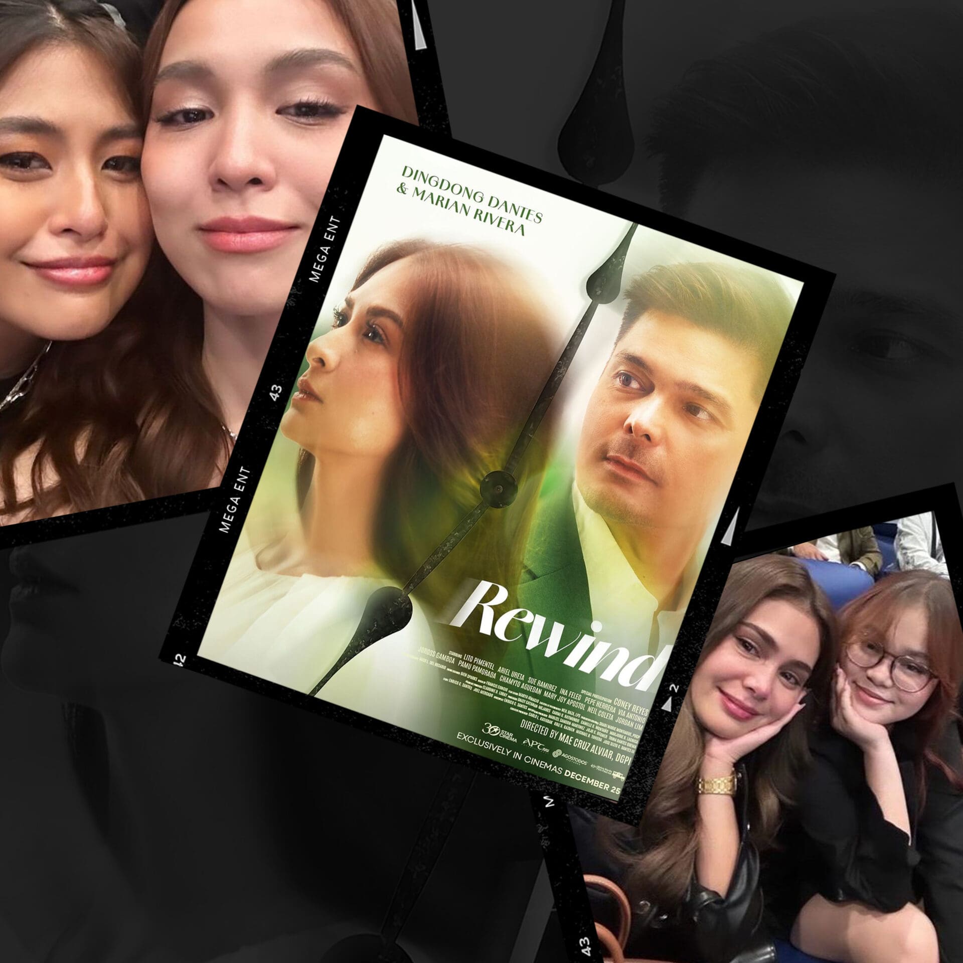 Marian Rivera Dingdong Dantes celebrities reaction rewind film movie Ivana Alawi Mona