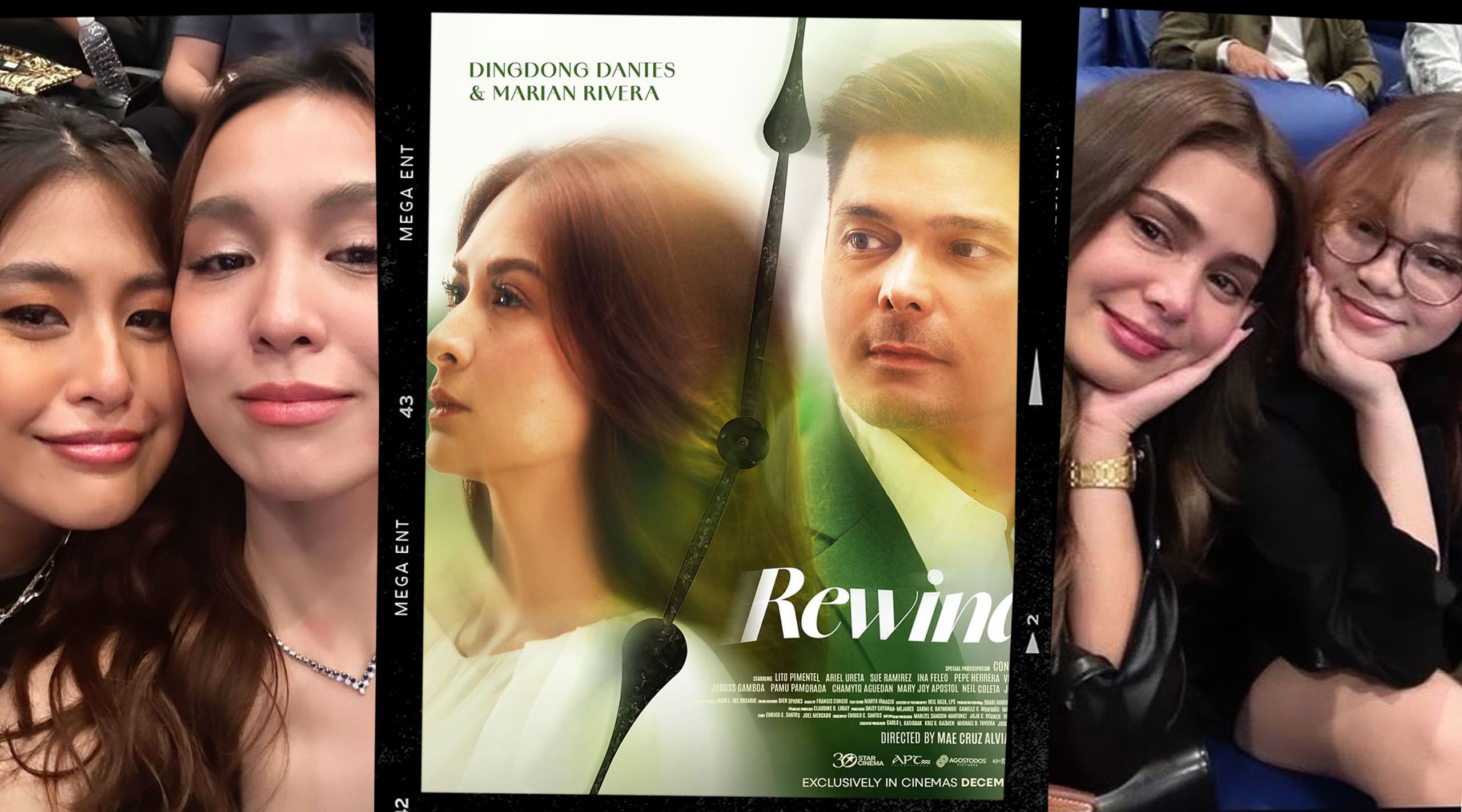 Marian Rivera Dingdong Dantes celebrities reaction rewind film movie Ivana Alawi Mona