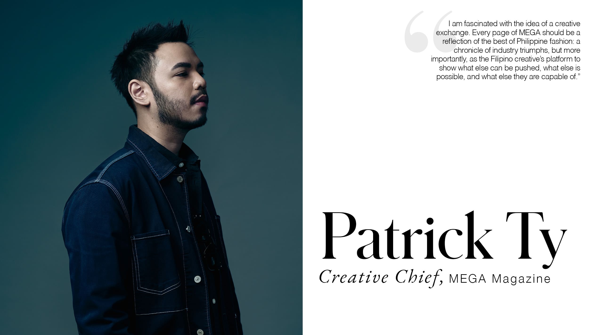 Patrick Ty is Ready to Push Boundaries as MEGA’s New Creative Chief