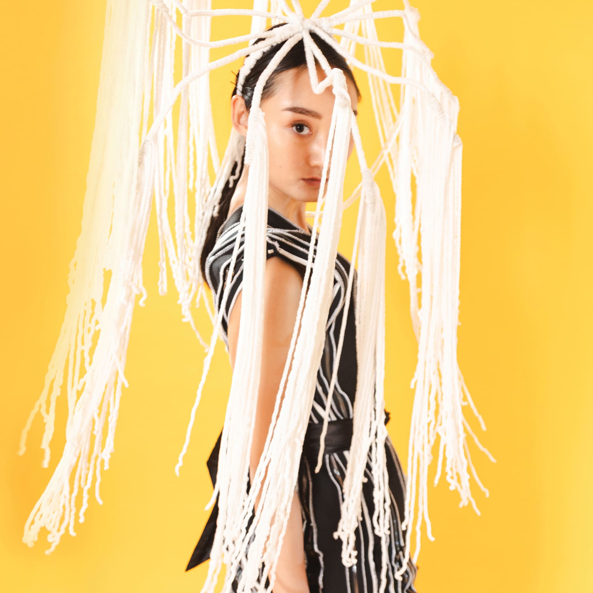 Le Ngok Carla Zhang Bench Fashion Week designs anxiety depression