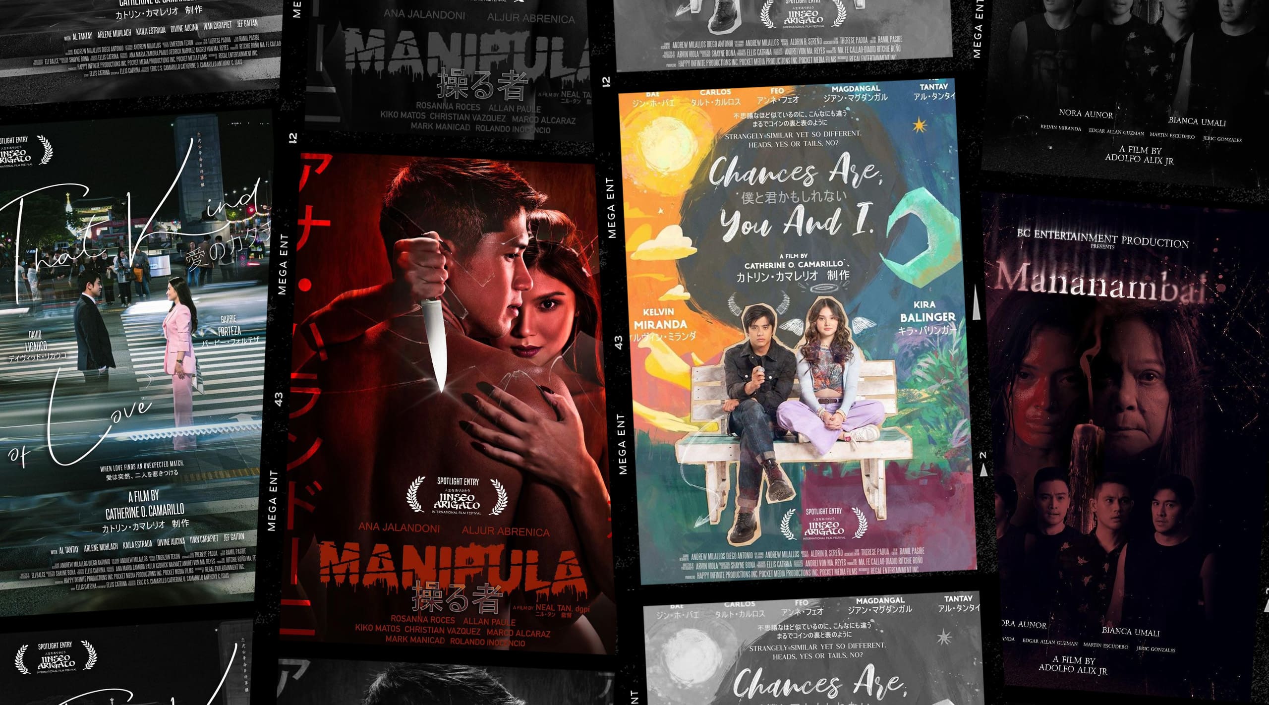 Jinseo Arigato Film Festival That Kind of Love Manipula Chances Are You and I Mananambal