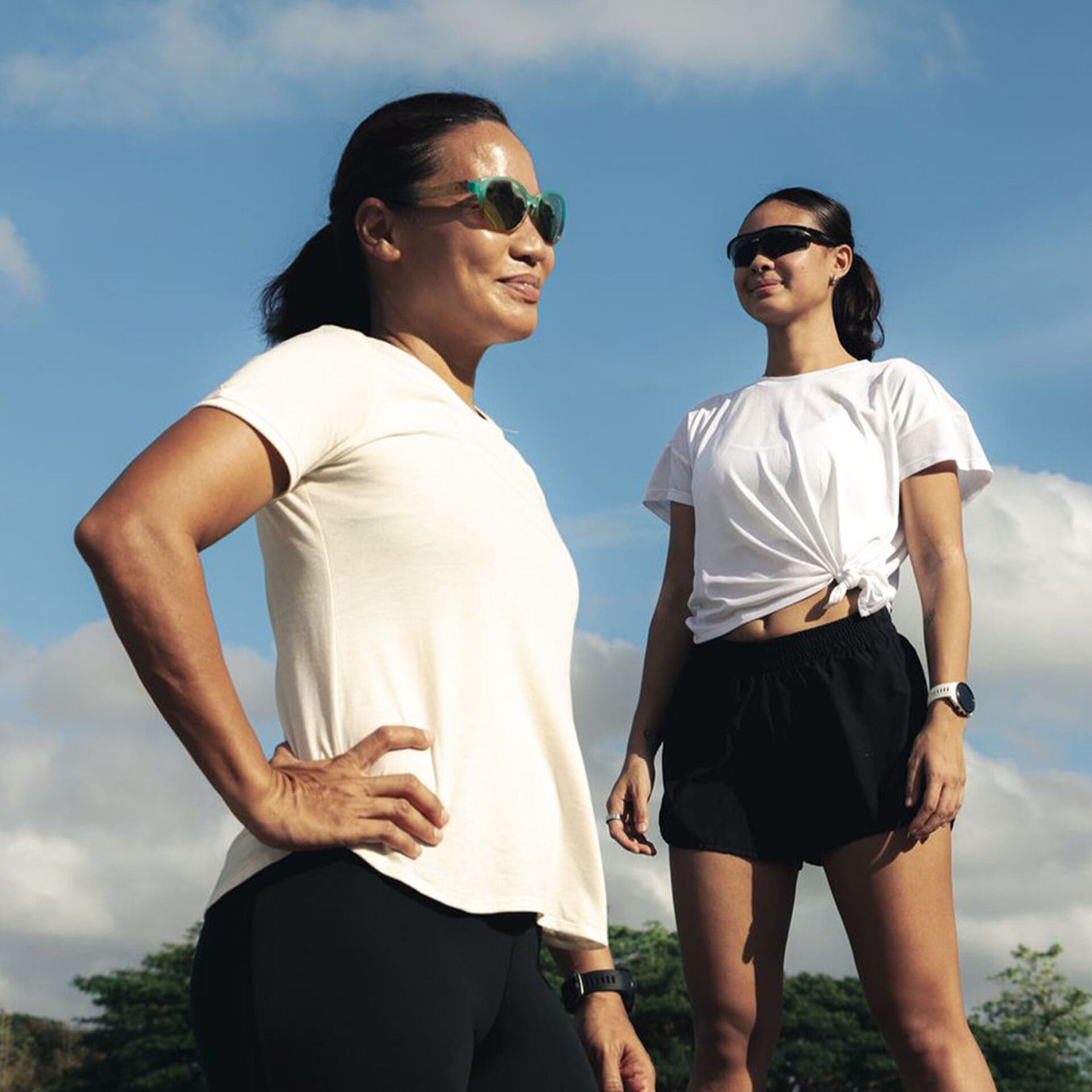 Hannah Pangilinan and Ani De Leon, founders of the Just One Run Club