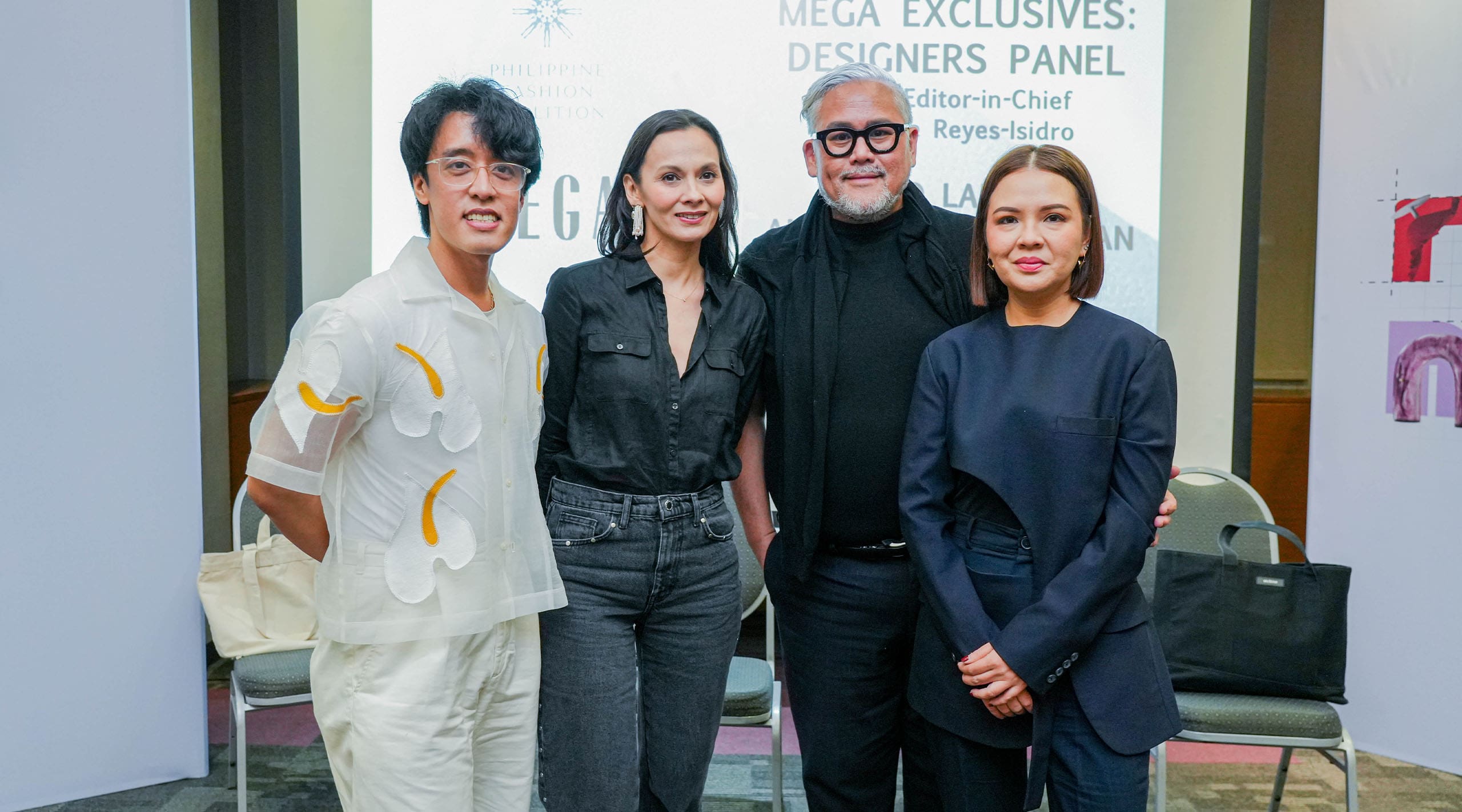 mega panel manila fame 2024 Neil Felipp Amina Aranaz Rajo Laurel editor-in-chief peewee Reyes-Isidro