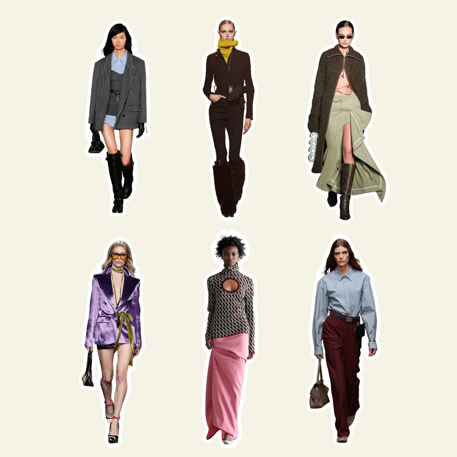 Color Combinations from the Fall/Winter 2025 Runways