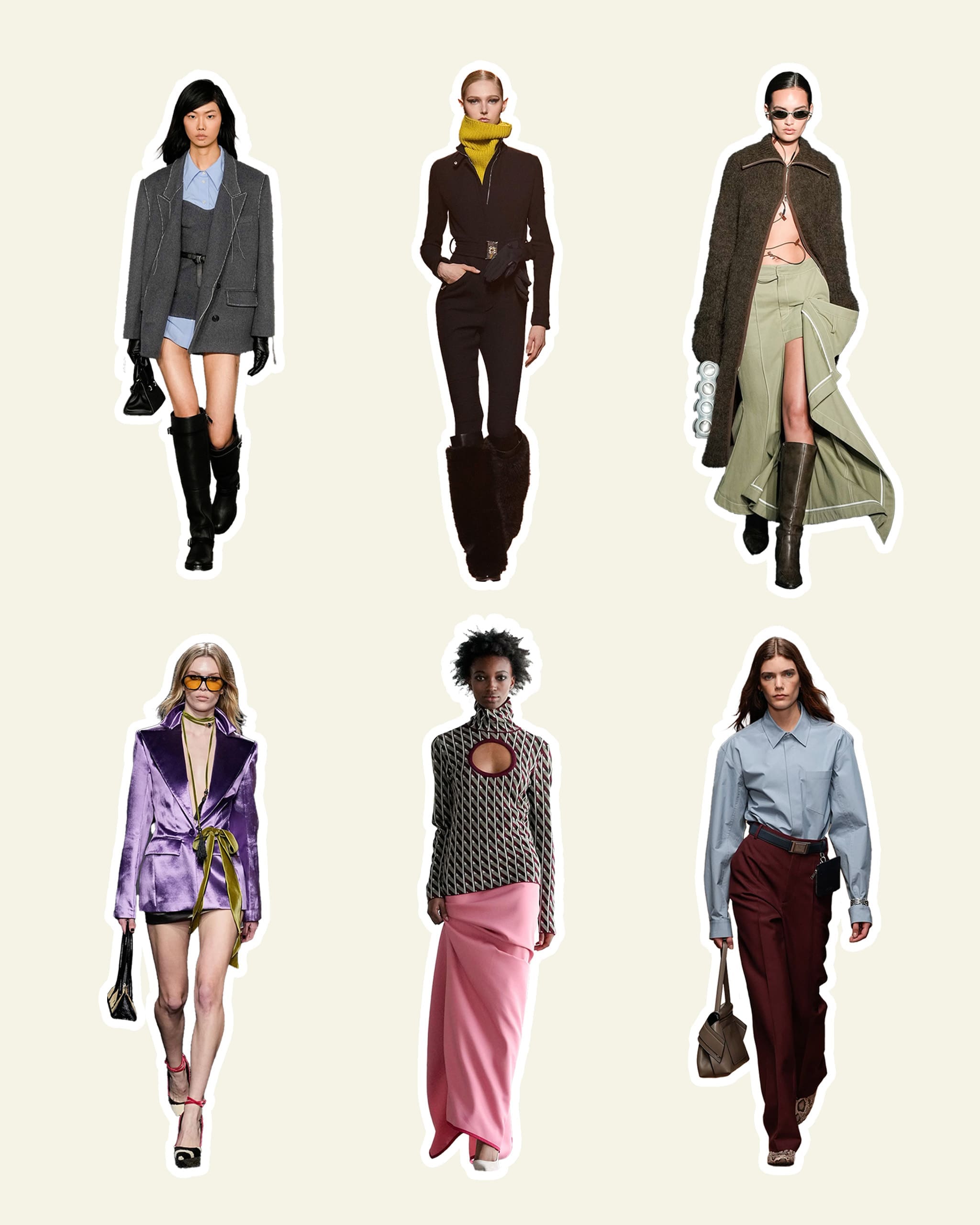 Color Combinations from the Fall/Winter 2025 Runways