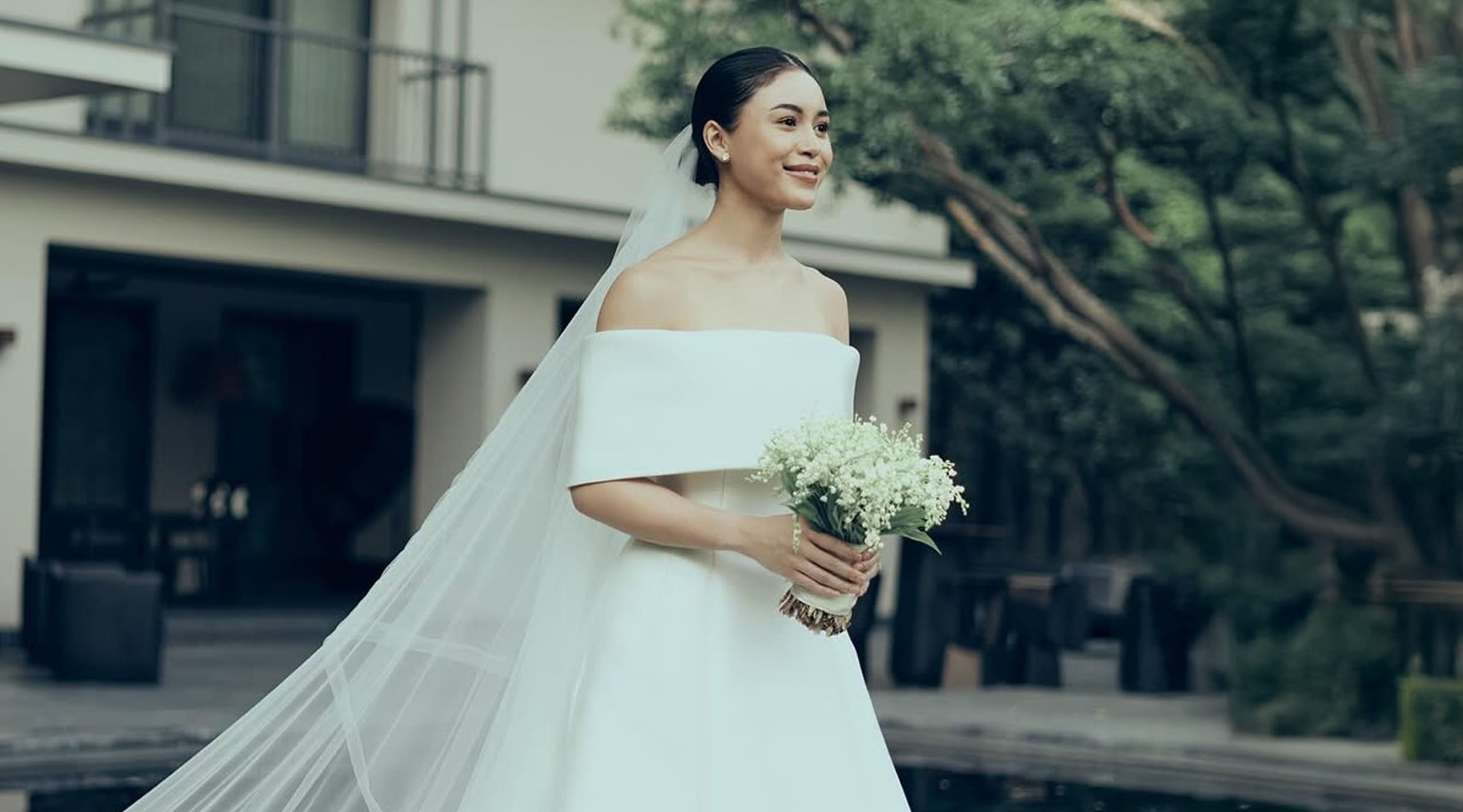 All the Details of Claudia Barretto’s Unembellished Wedding Dress