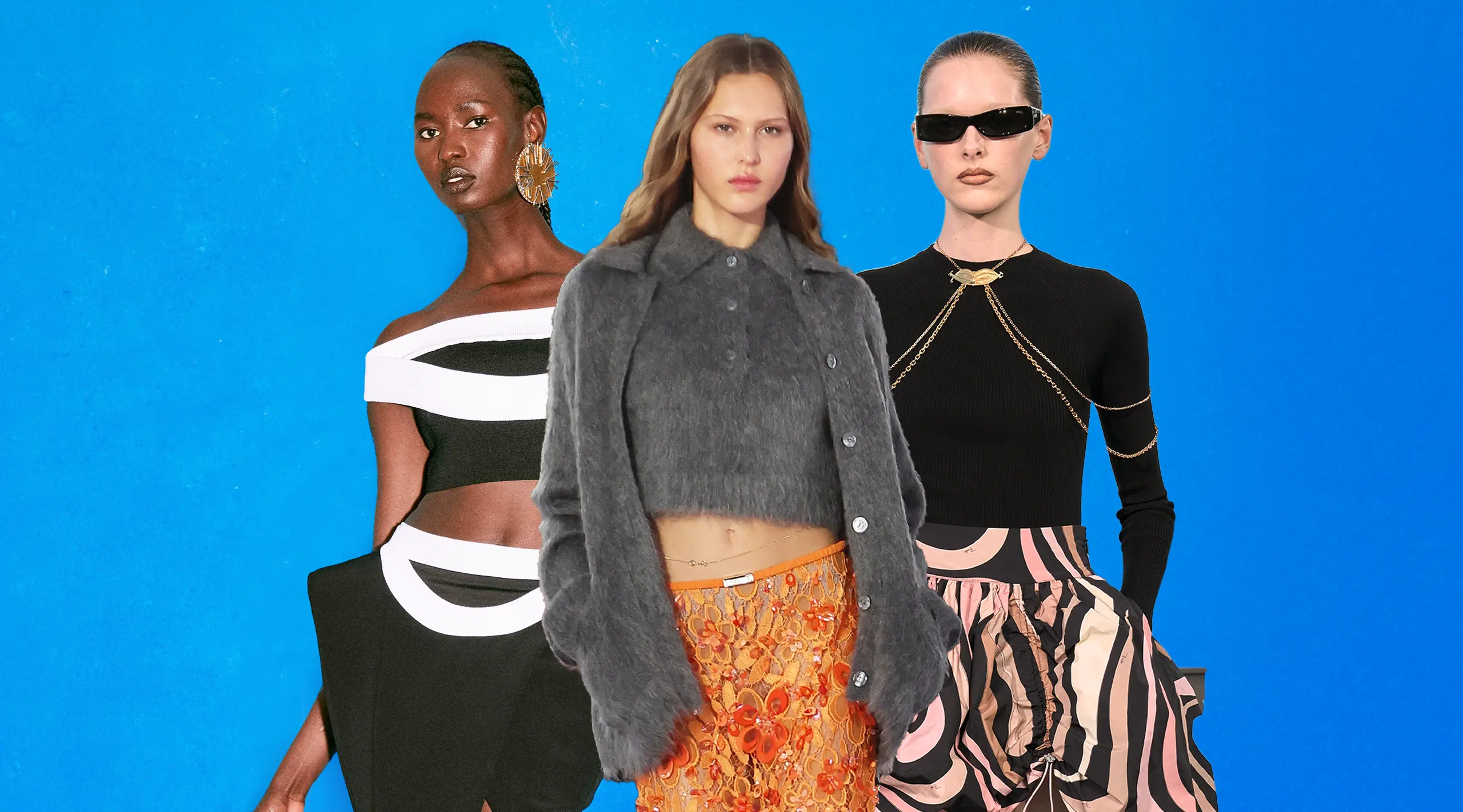 fw25 fashion trend 2025 statement skirts