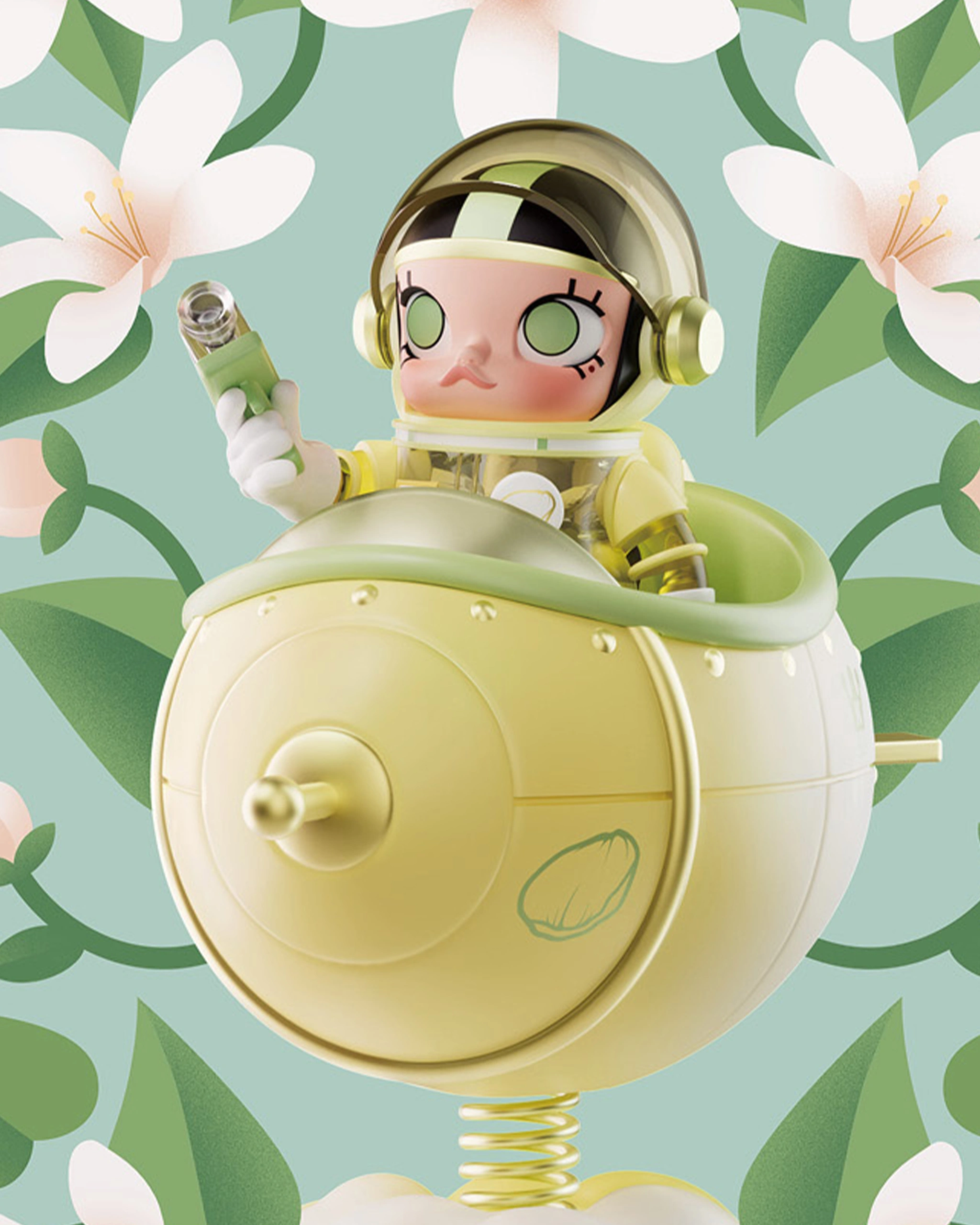 ポップマート Space Molly Blooming Sampaguita Pop Mart Launches Sampaguita-Inspired Space Molly